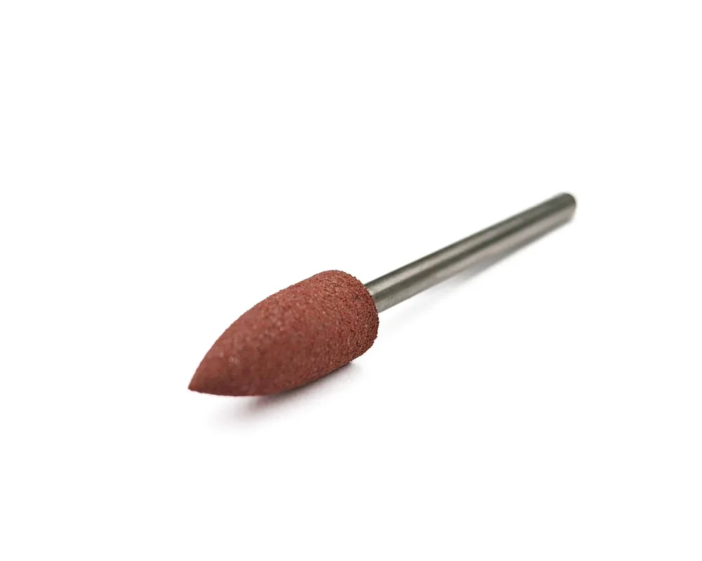 Medium Silicone Polishing E File Drill Bit Red