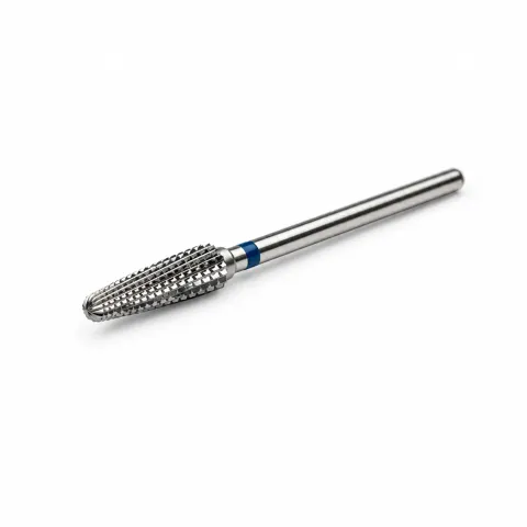 Left Handed - Carbide E file nail drill bit green for gel, acrylic removal - Blue