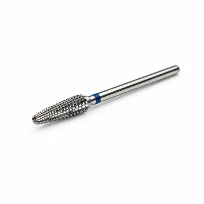 Left Handed - Carbide E file nail drill bit green for gel, acrylic removal - Blue