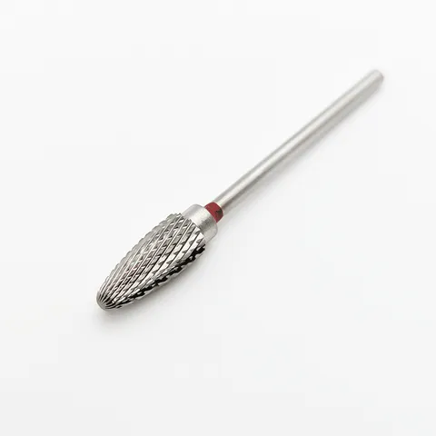 Left Handed – Carbide E file nail drill bit for gel, acrylic removal – Red