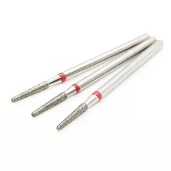 E File Rounded Cone Nail Drill Bits Set 1.8 mm x 3
