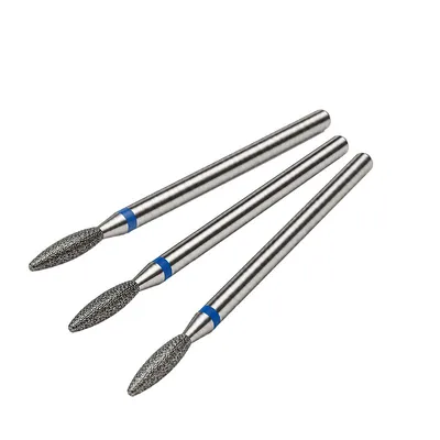 Blue Flame Safety E File Nail Drill Bits Set x 3