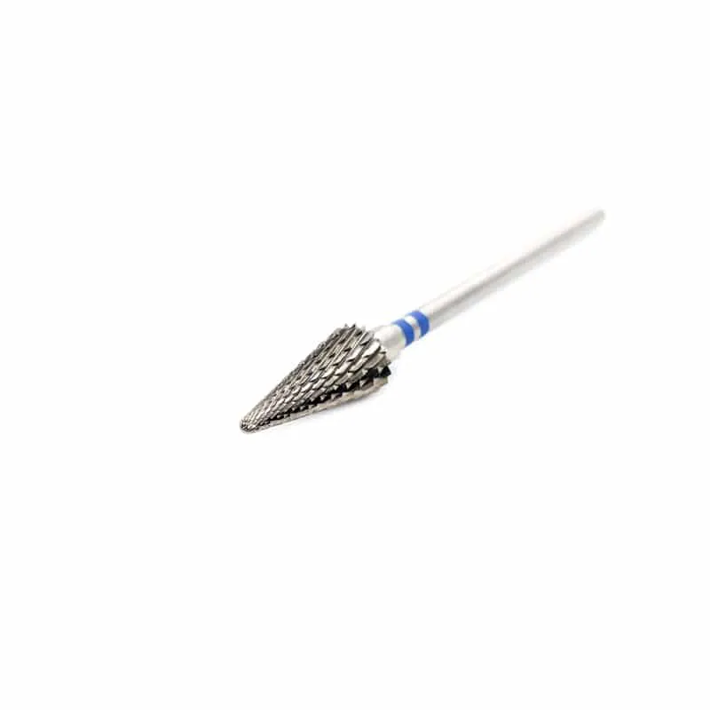 Left Handed - Carbide E file nail drill bit for gel, acrylic removal - Blue