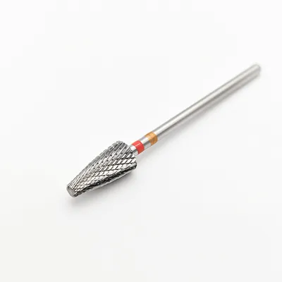 Left Handed – Carbide E file nail drill bit for gel, acrylic removal – Red