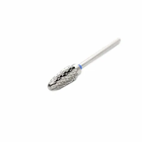 Left Handed - Carbide E file nail drill bit for gel, acrylic removal - Blue